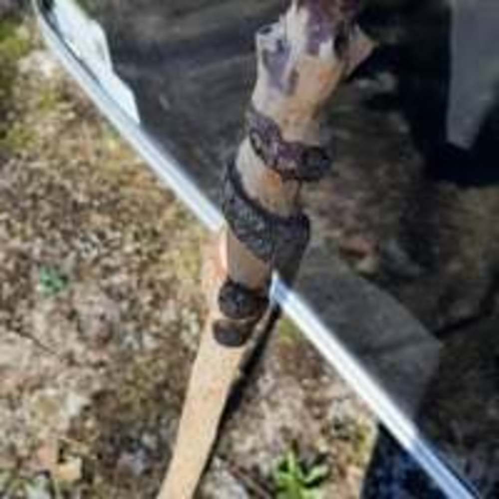 Handmade knob walking stick